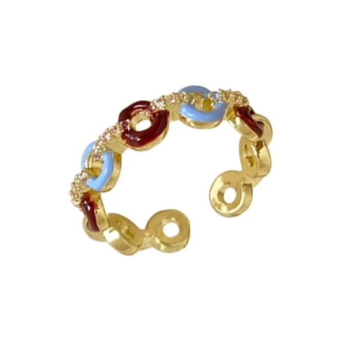 NATURALLYJOJO Медные Кольца Женские Золотые