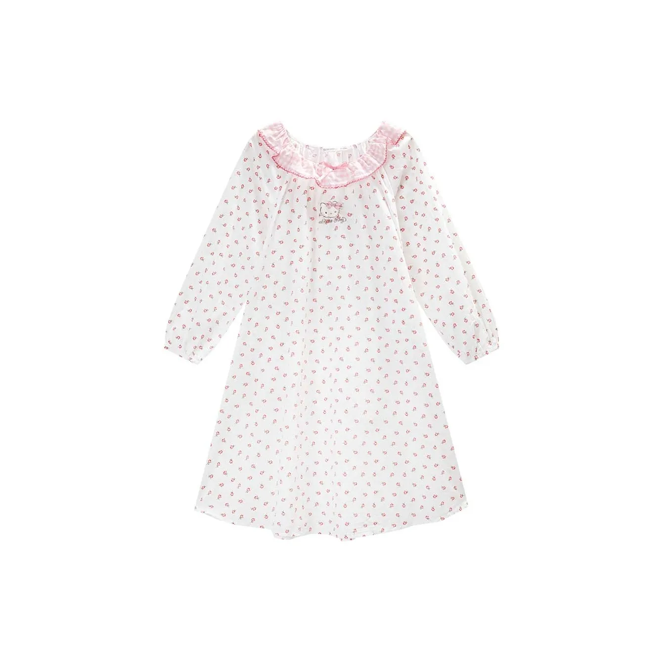 GUKOO x Hello Kitty Nightgown Women's Pearl Pink