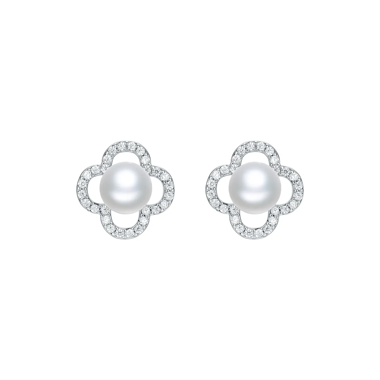 Century Edge Jewelry Pearl Stud Earrings Women's