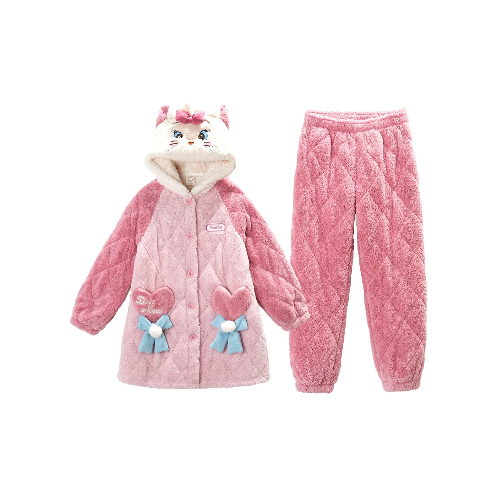 GUKOO x Disney Пижамный комплект Женские Пастельно-розовый