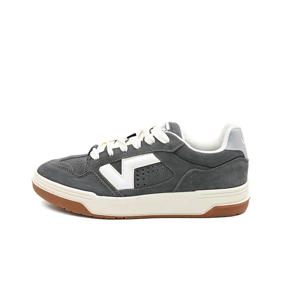 Vans Upland Skateboard Shoes Unisex Low Top Dark Gray/White