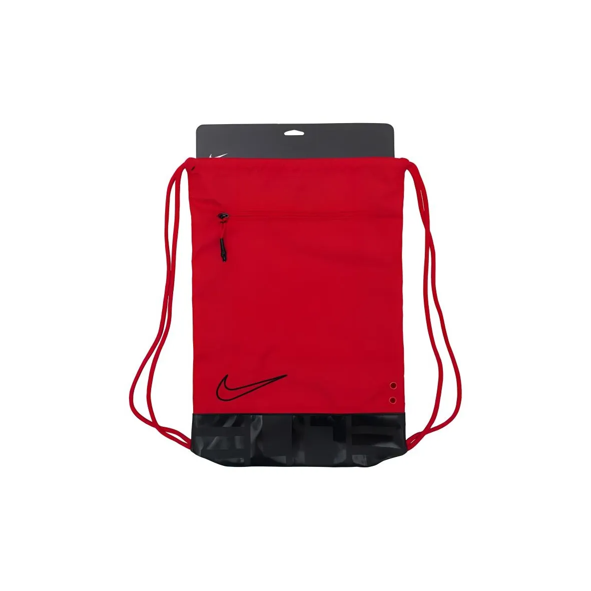 Nike Полиэстер Хранение Сумка Баскетбольная Сумка Рюкзак Стандартный Унисекс Черный Красный
