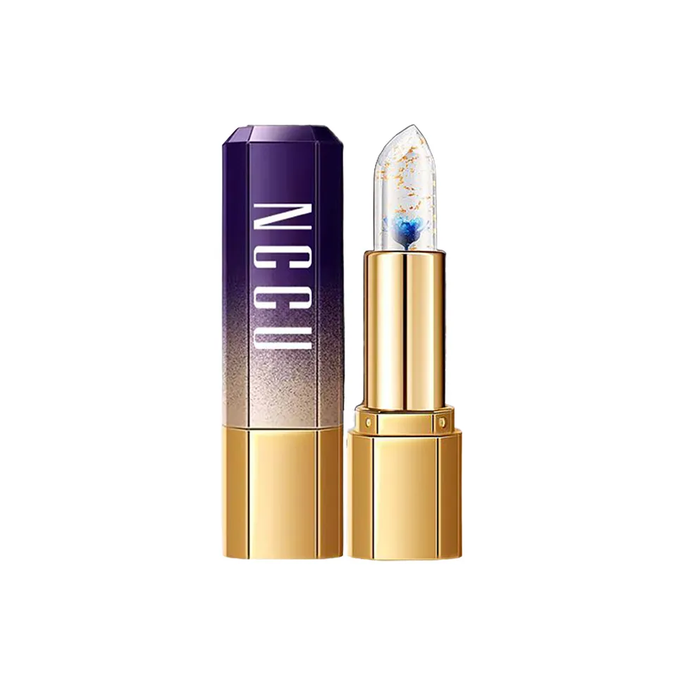 NCCU Petal Jelly Цвет меняющий помада Soft Matte Длинное удержание Прозрачный Нет макияжа TRANSFER PROOF Кожа Привлекательный