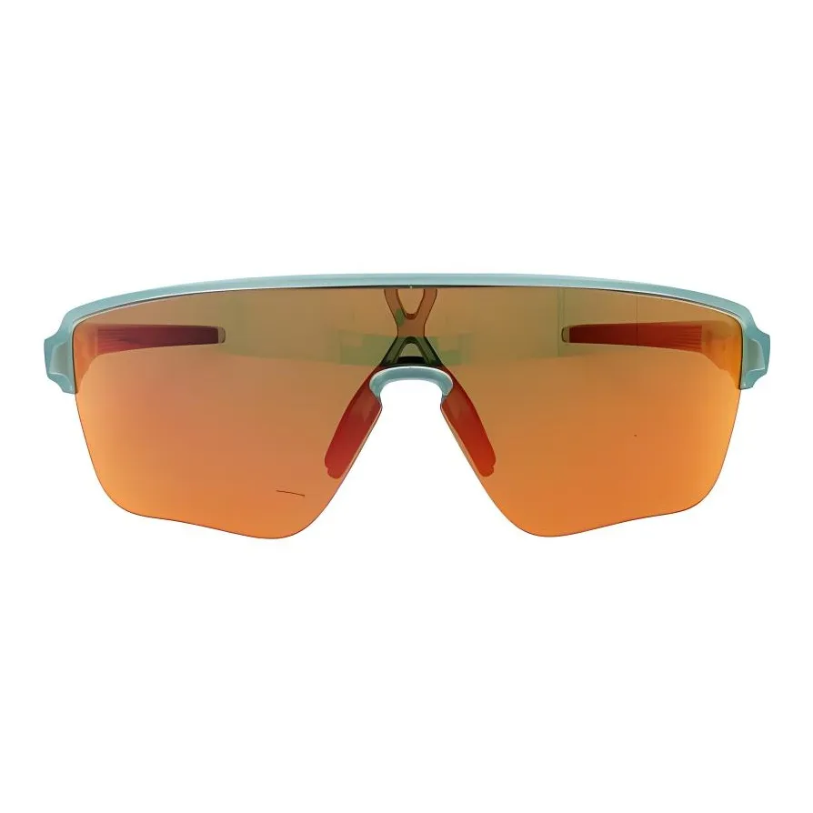 Oakley Acetate Irregular Shape Sunglasses Unisex Green