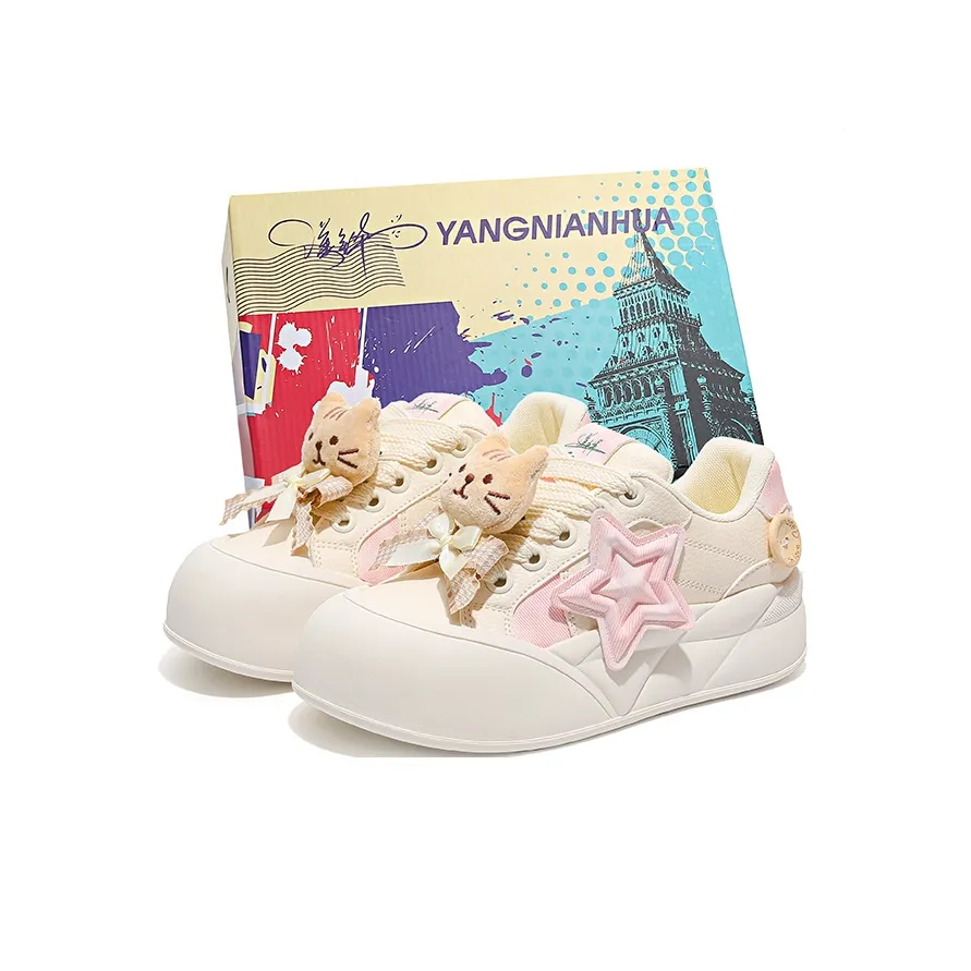 Yang Nianhua Устойчивые к истиранию амортизаторы Низкий топ Casual Женские