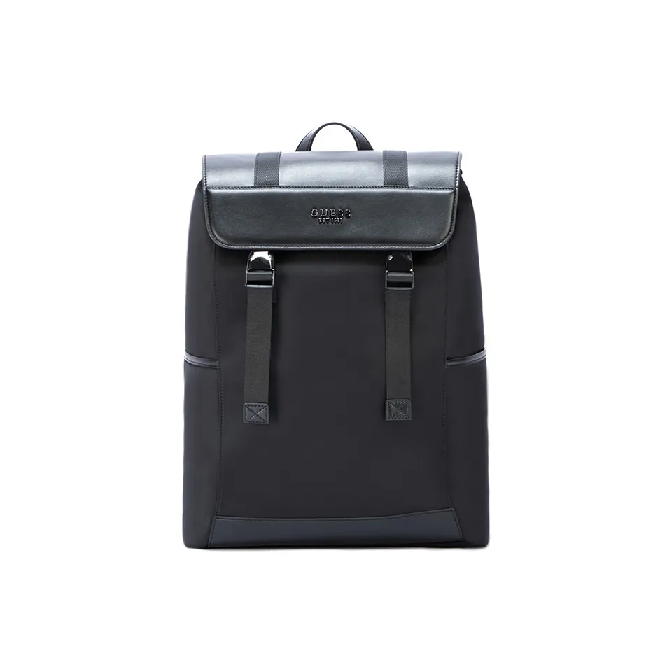 GUESS Нейлон Заклятие «сжать обруч» ПУ (полиуретан) Рюкзак Унисекс Черный