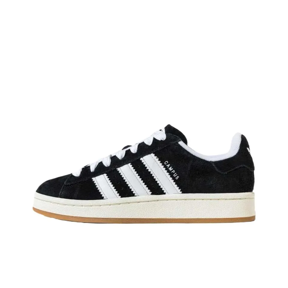 Adidas Originals CAMPUS 00s Slip Resistant Low Top Skateboard Shoes Unisex Black White Jade White