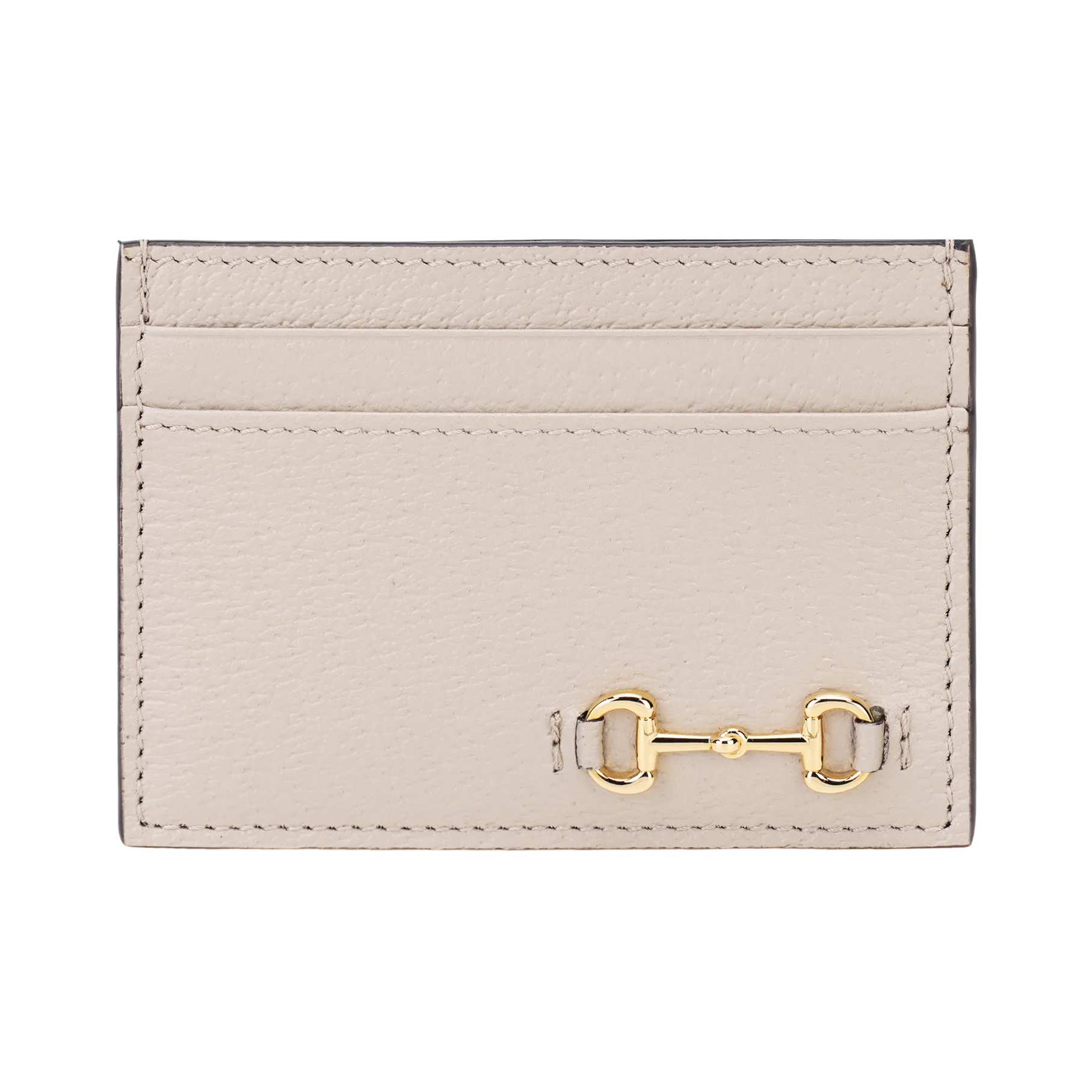 GUCCI Кожа Картхолдер Женские Молочный Кофейный