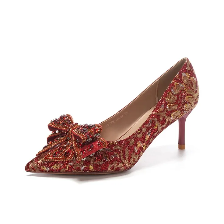 QITUMAUL Высокие каблуки Женские