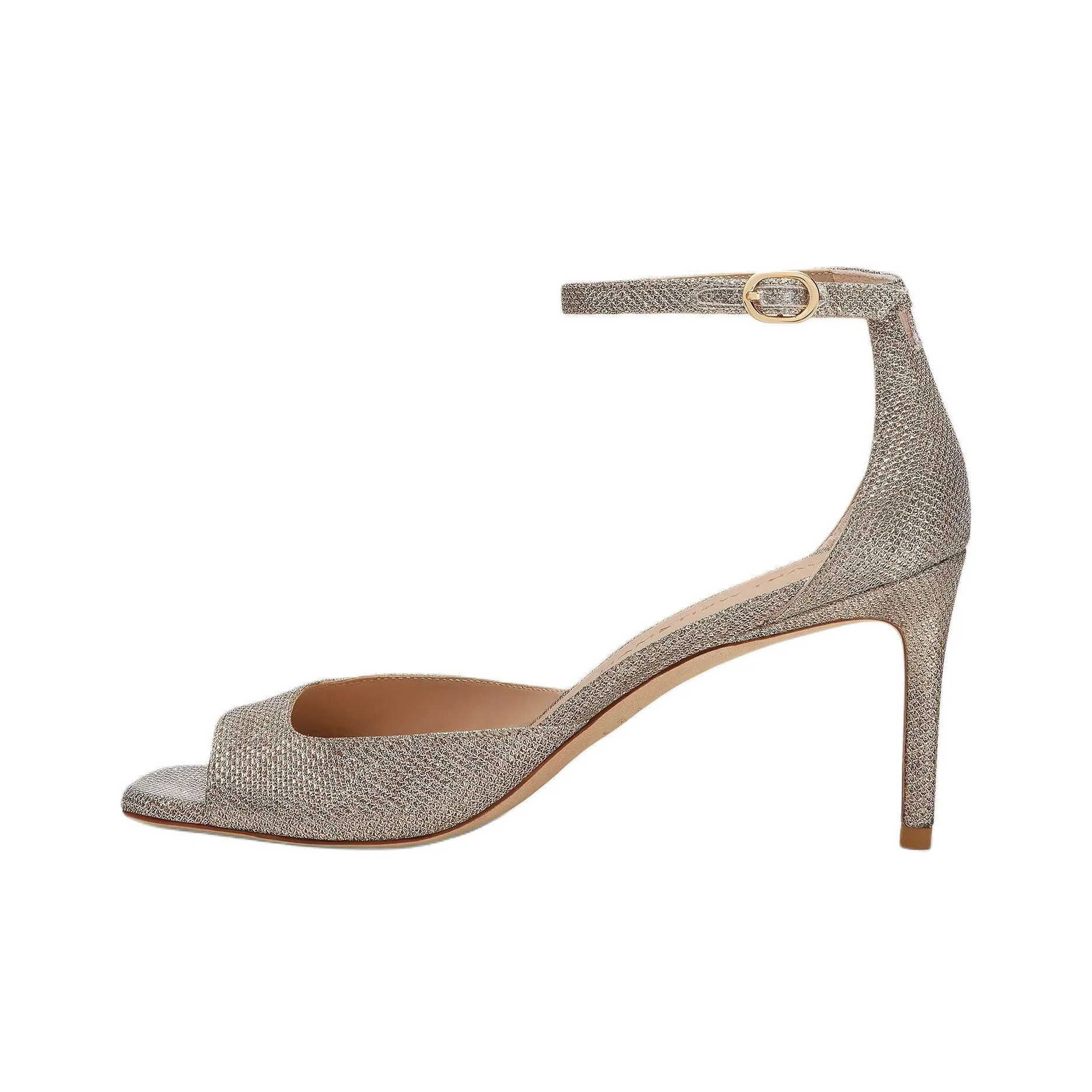 Stuart Weitzman/SW Nudistia Strap Sandals 7.5cm Women
s Gold Umber