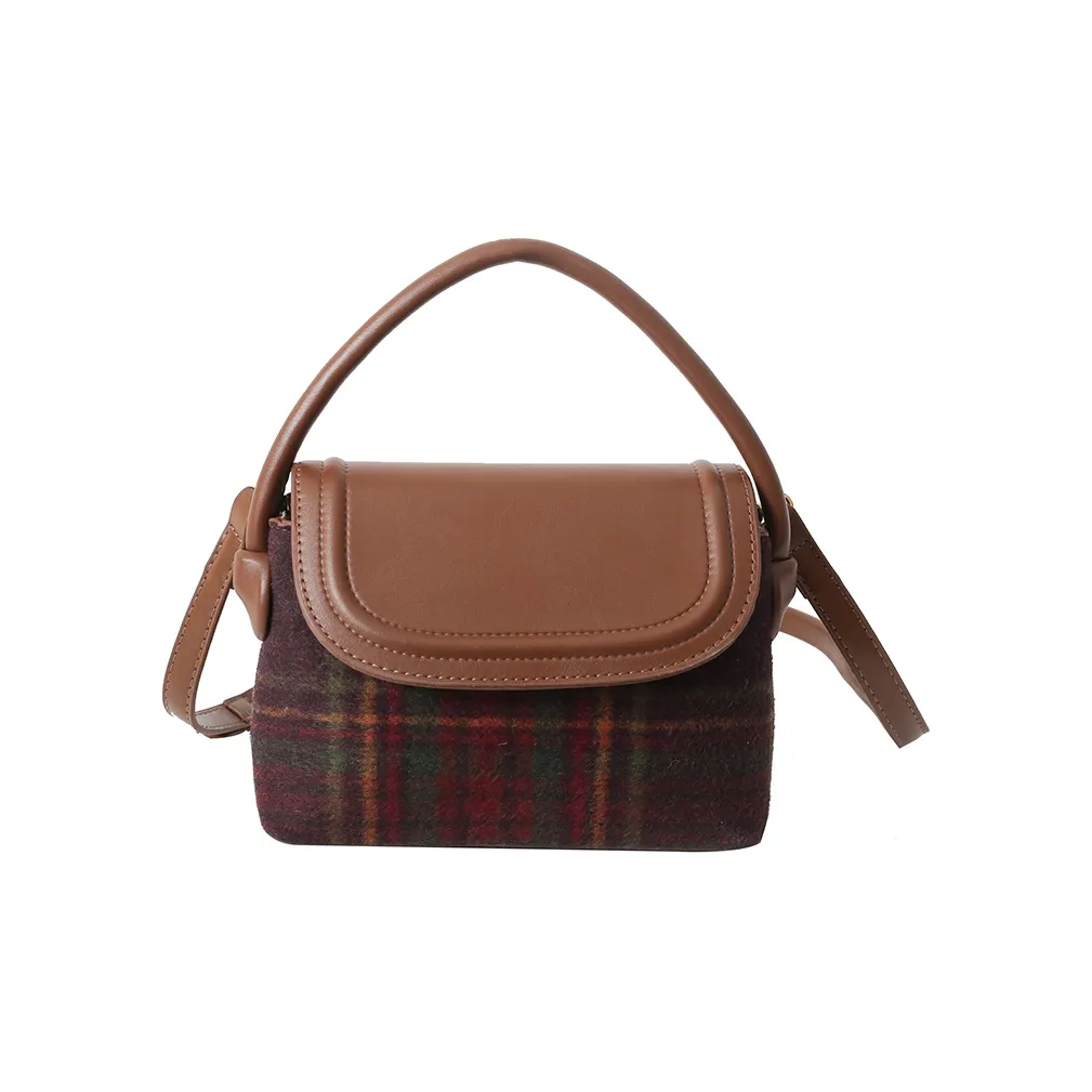 BAODIDAISHU ПУ (полиуретан) Шерсть Сумка через плечо Стандартная Женская Красная Зеленая Синяя