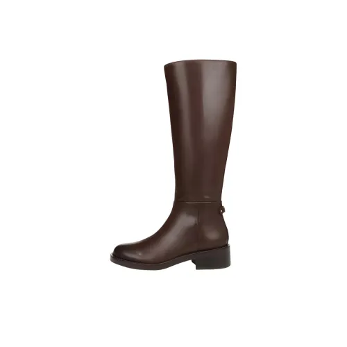 SAM EDELMAN Женские высокие сапоги, цвет темно-кофейный, высота колена
