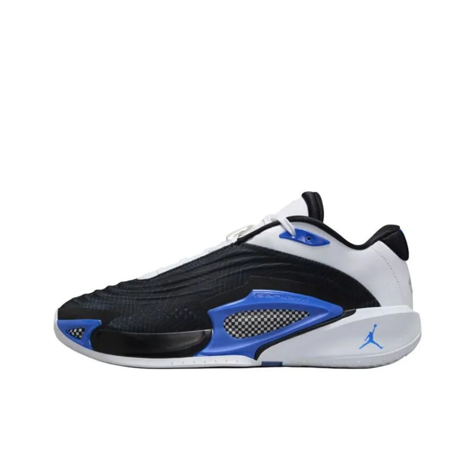 Jordan Luka 3 Anti-Slip Wear-Resistant Low-Top Basketball Shoes Men's Black White Blue