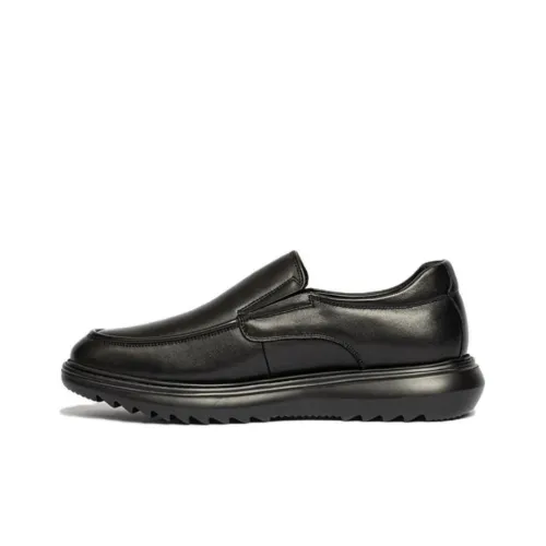 DIKENI Мужские повседневные туфли Low Top Черные для мужчин