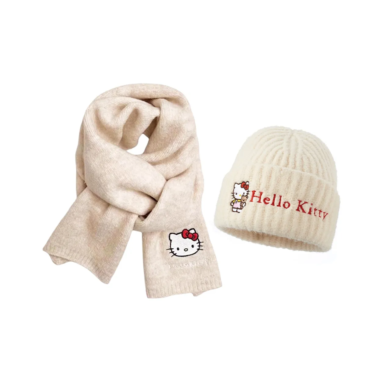 Санрио Hello Kitty Вязаные шарфы Унисекс