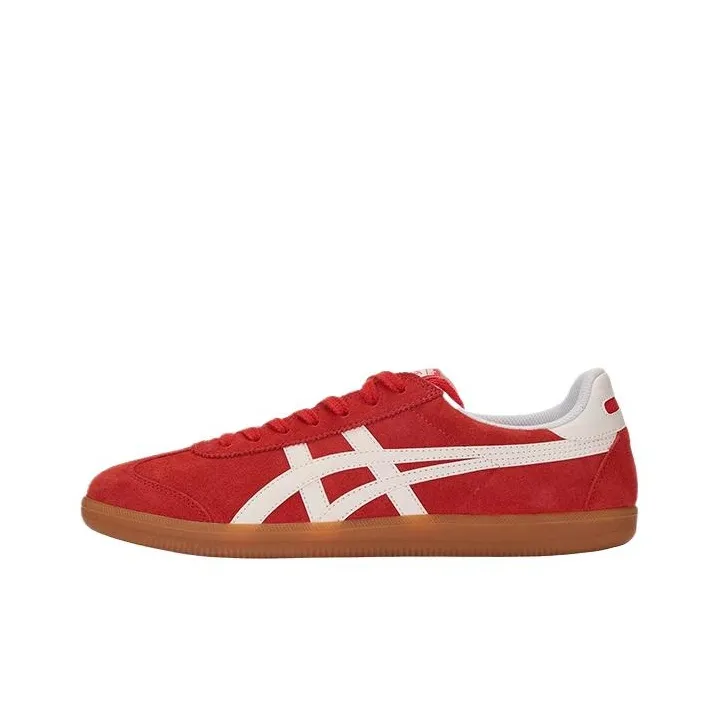 Onitsuka Tiger Tokuten Durable Breathable Low Top Skateboard Shoes Unisex Red