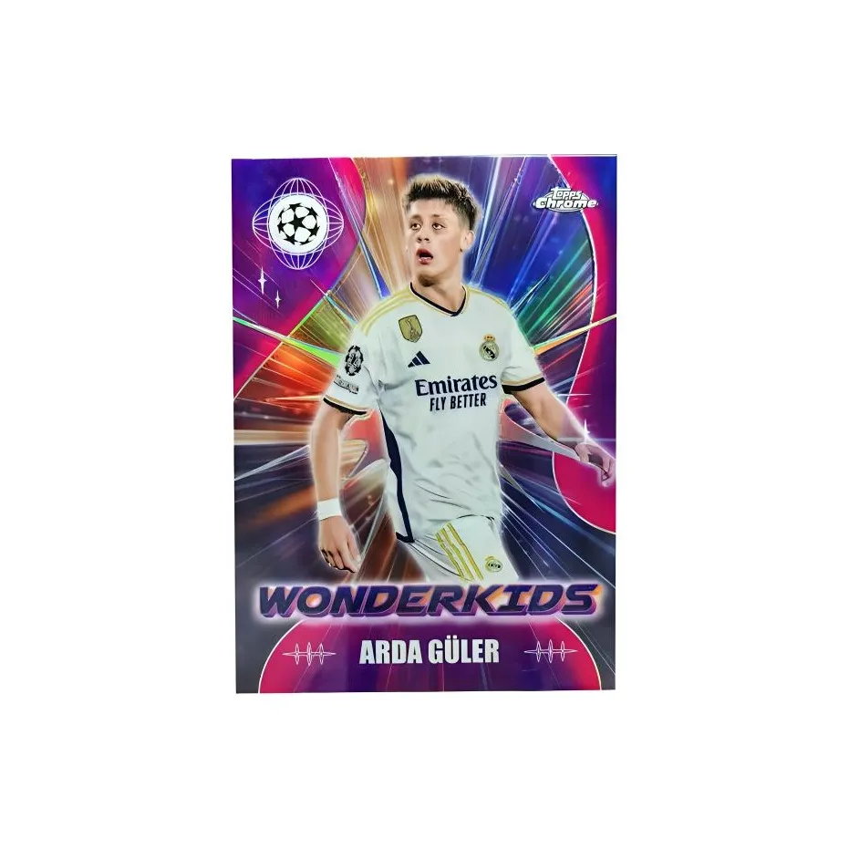 Topps гüler 2024 с Real Madrid Wonderkids Волшебный Мини Карта Серебряный Fold Игрок Карта Карта Access пройдет