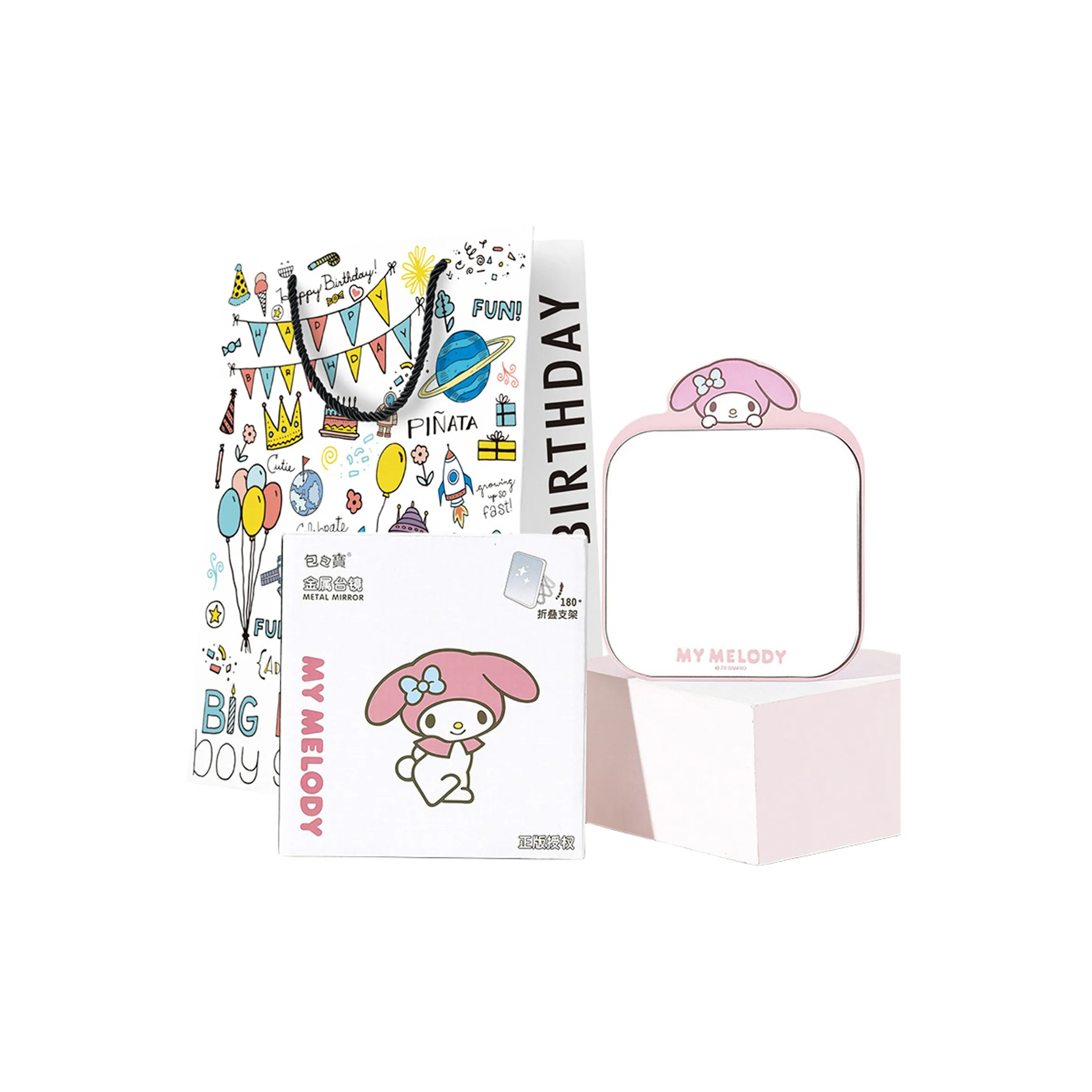 ALL SERIES x Sanrio 3386 Металл ТАБЛИЦА Зеркальце Инструмент для макияжа Студия Essentials Спальня Домашний Стол
