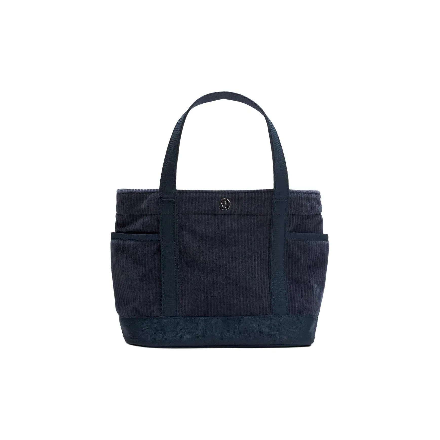 Lululemon Corduroy Tote Bag, Shopping Bag, Handbag Mini Women's Marine Blue