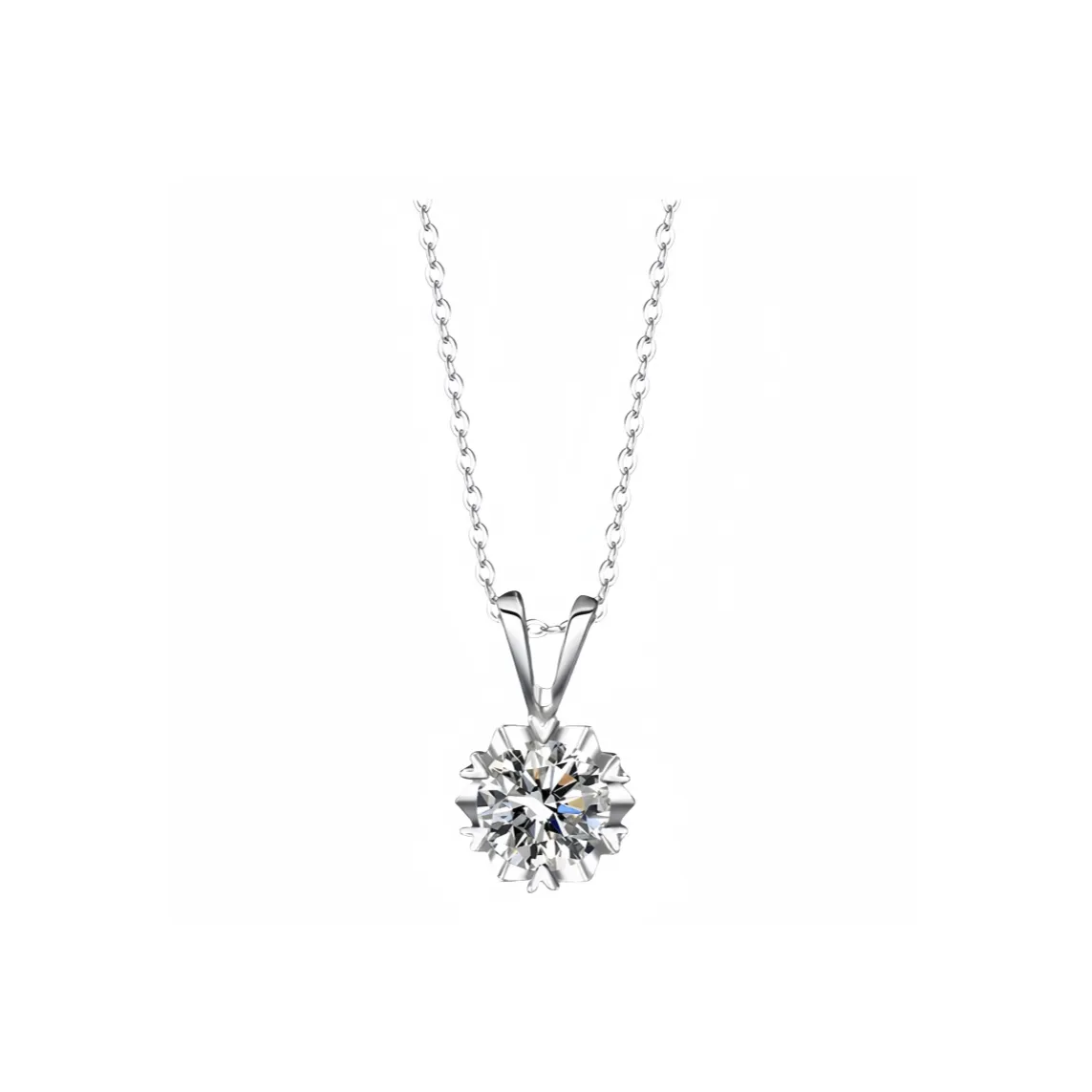 Stone On The Line S925 Silver Necklaces Women's