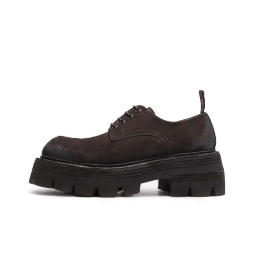 Viplander Мужские повседневные туфли Low Top Кофе Мужские