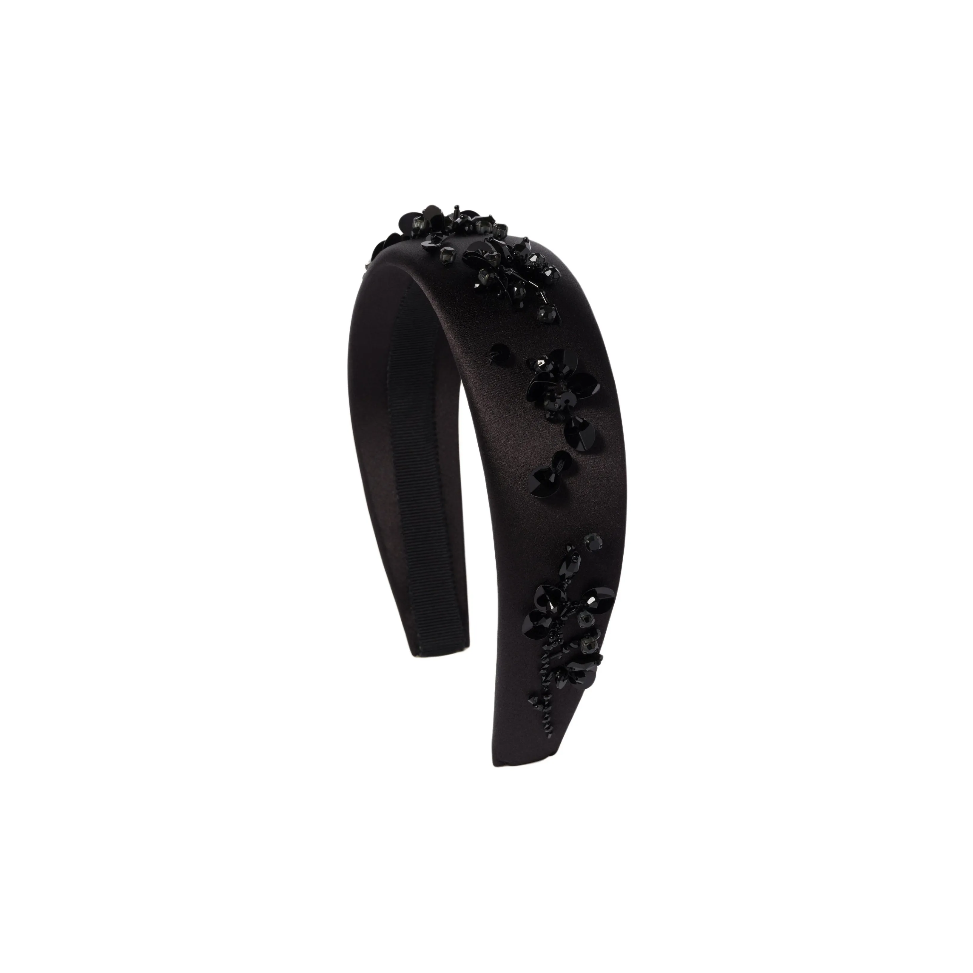 MIU MIU Silk Headbands Women's Black