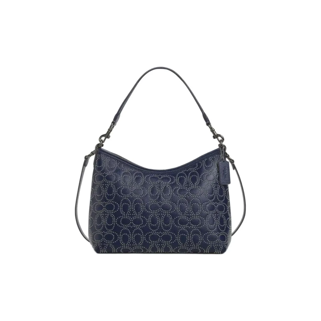 COACH Лорел Кожа Сумка Сумка через плечо Женская Черная Антикварная и Морская Синяя