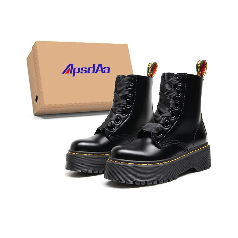 ApsdAa x VFTS Crew Мартин Boot Унисекс Черный