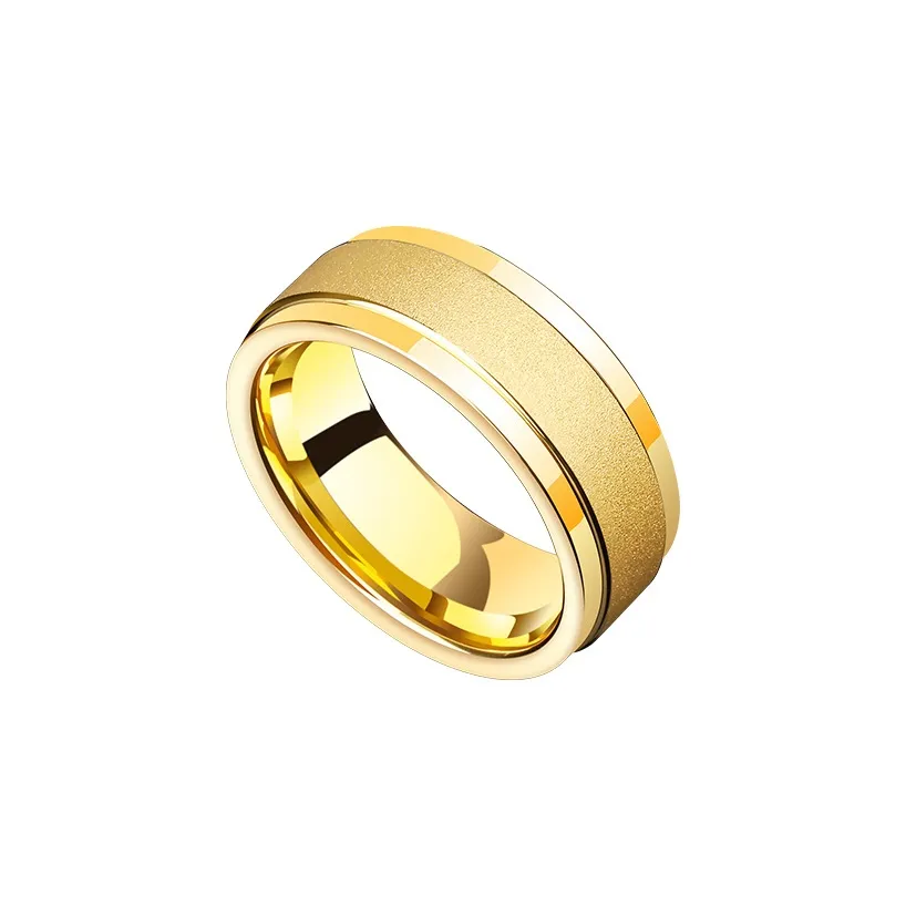 Saya 857 Тунгстен Золото Кольца Мужские