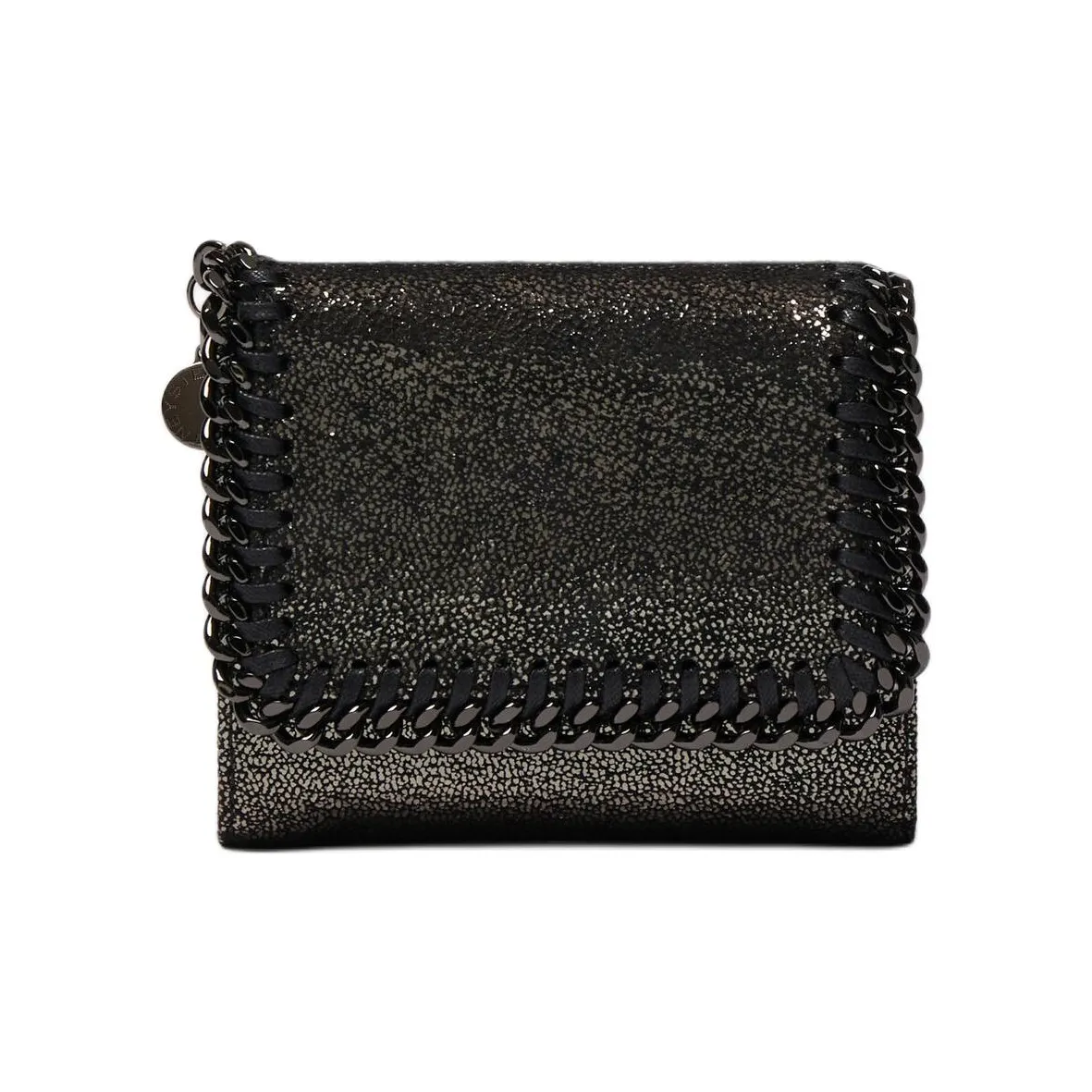Stella McCartney Chain Link Trim Small Flap Wallet