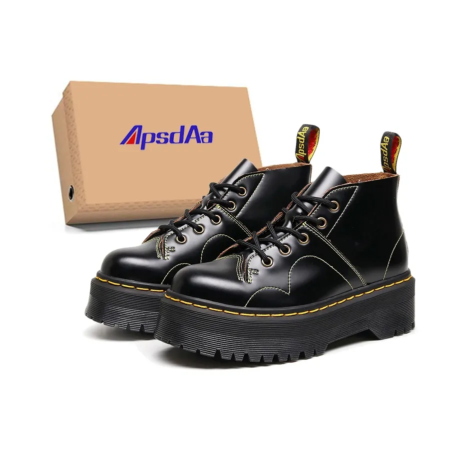 ApsdAa x VFTS Мартин Boot Унисекс Черный