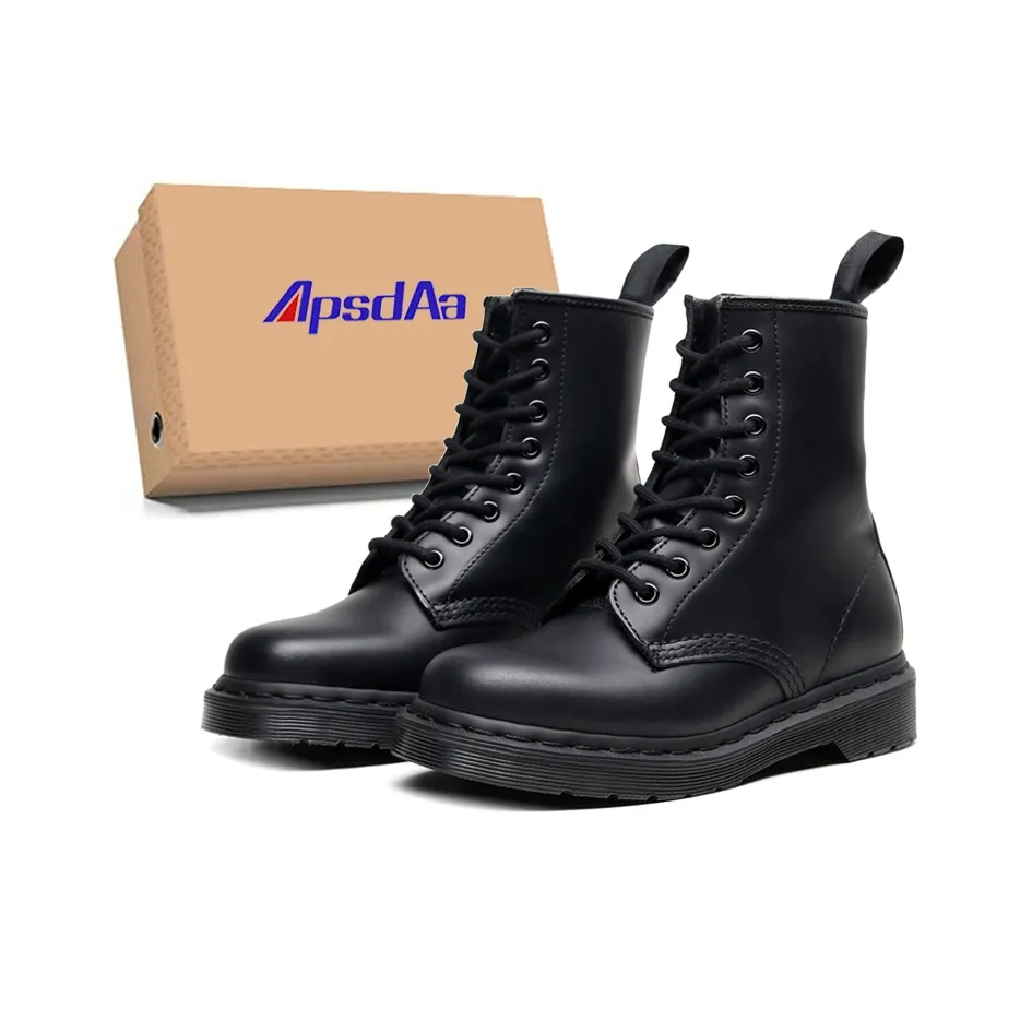 ApsdAa x VFTS Короткий Мартин Boot 3 см Унисекс Черный