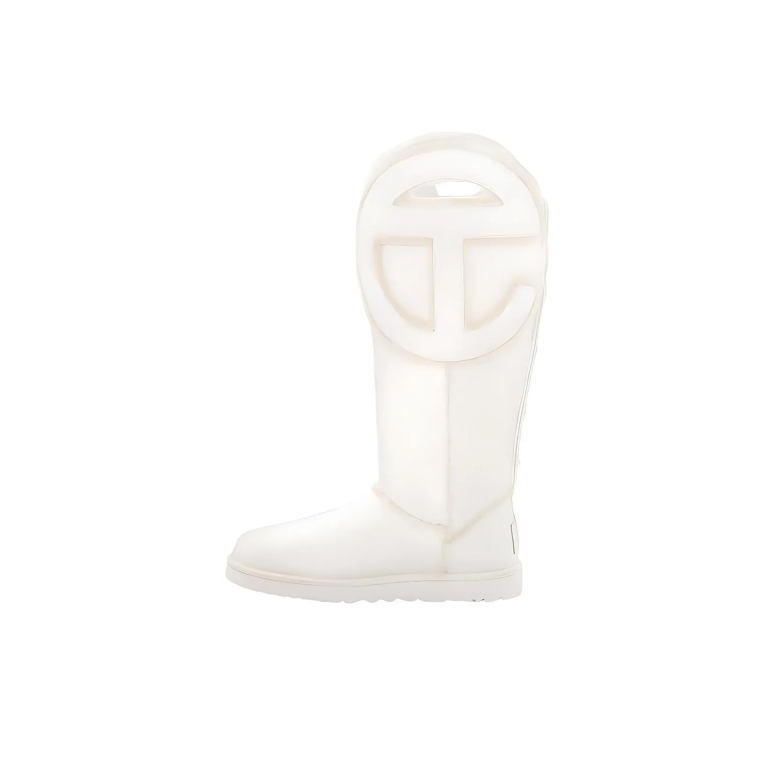 UGG X Telfar Logo Tall Crinkle White
