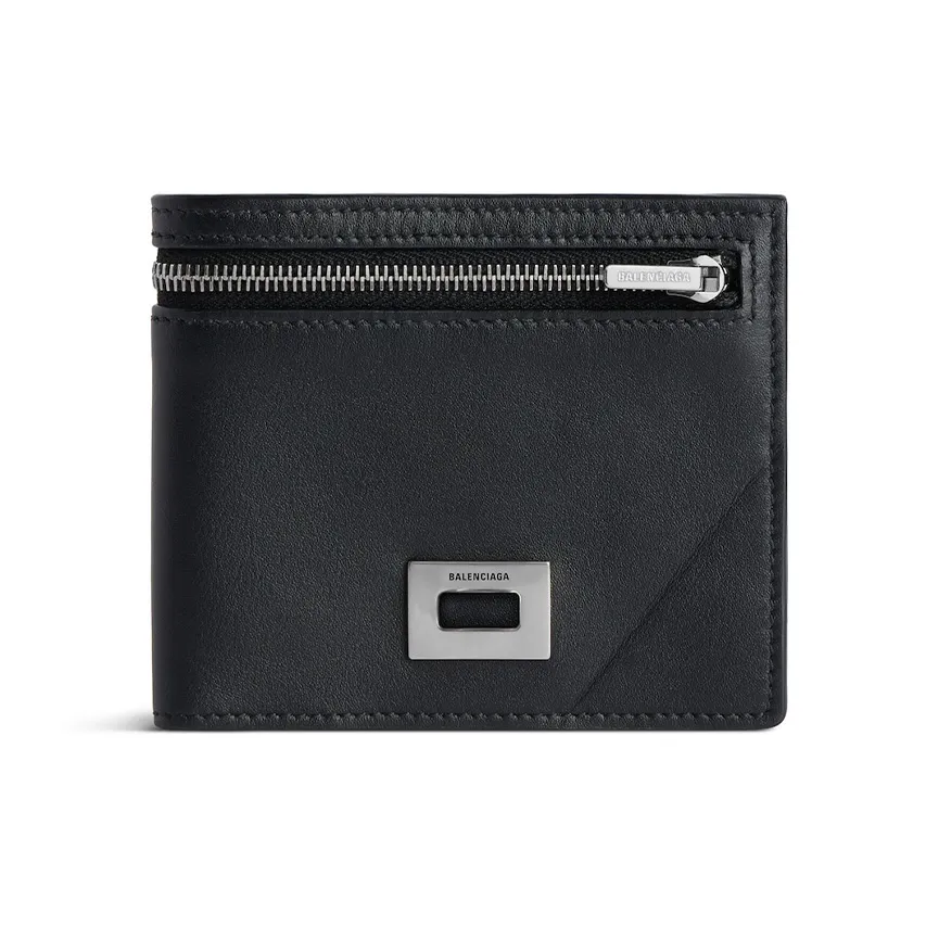 Balenciaga Rodeo Calfskin Wallet Men's Black
