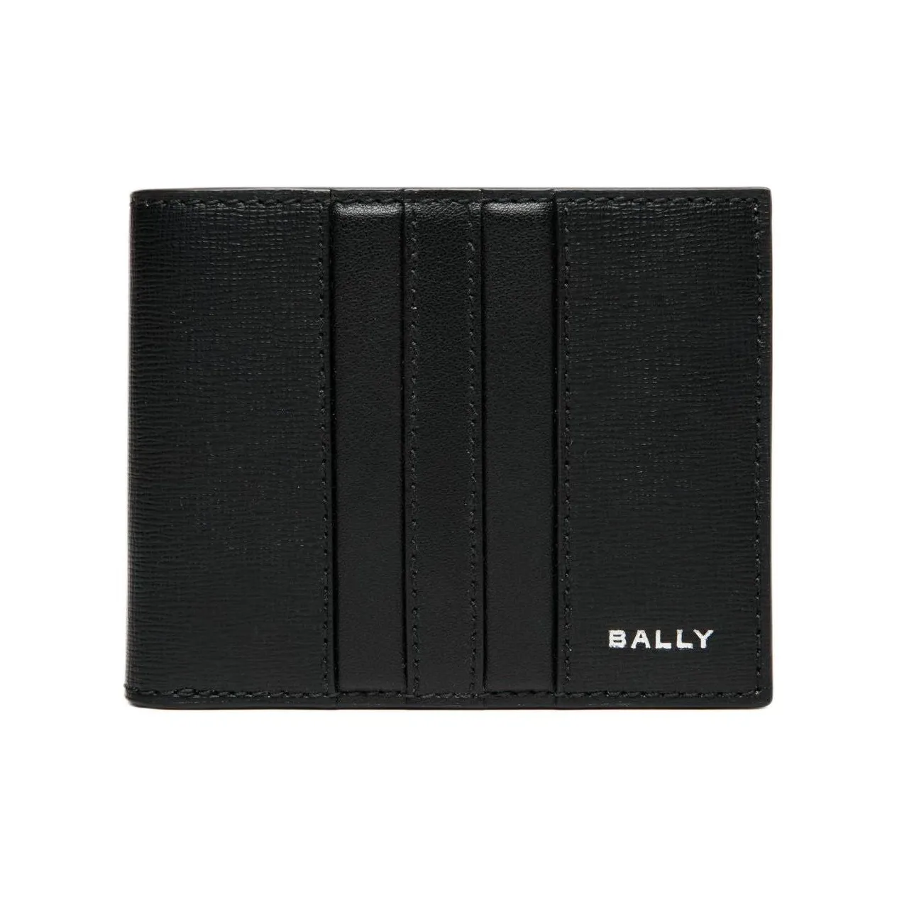 BALLY Mythos Переработанный Коровья Кожа Кошелек Мужской Черный