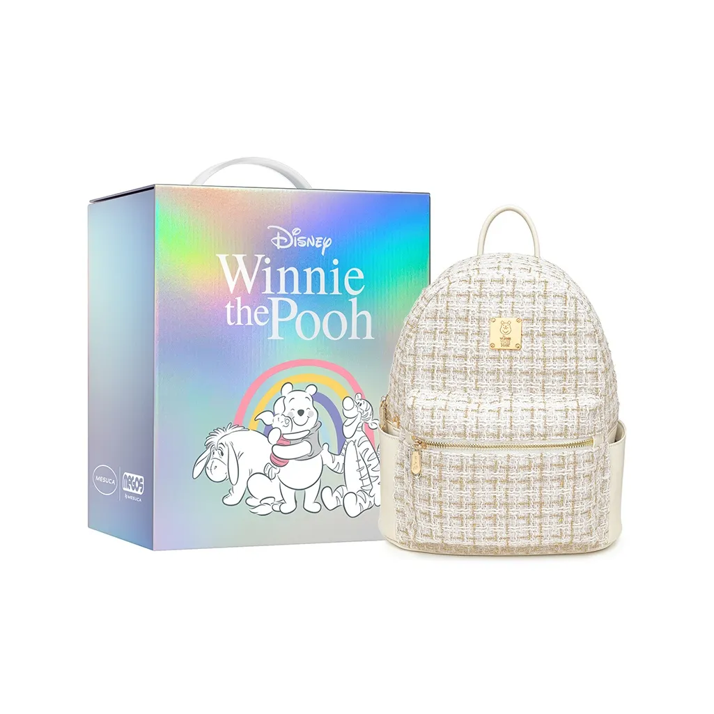 MESUCA Disney Disney Коллаборация Disney Collection Ткань Рюкзак Стандартный Женские Белый Черный