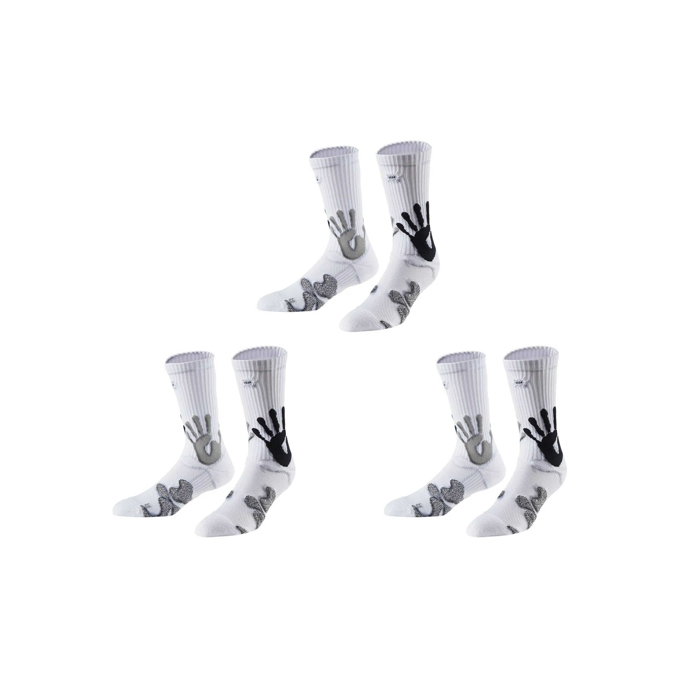 VEIDOORN Баскетбольные носки унисекс упаковка из 3 пар