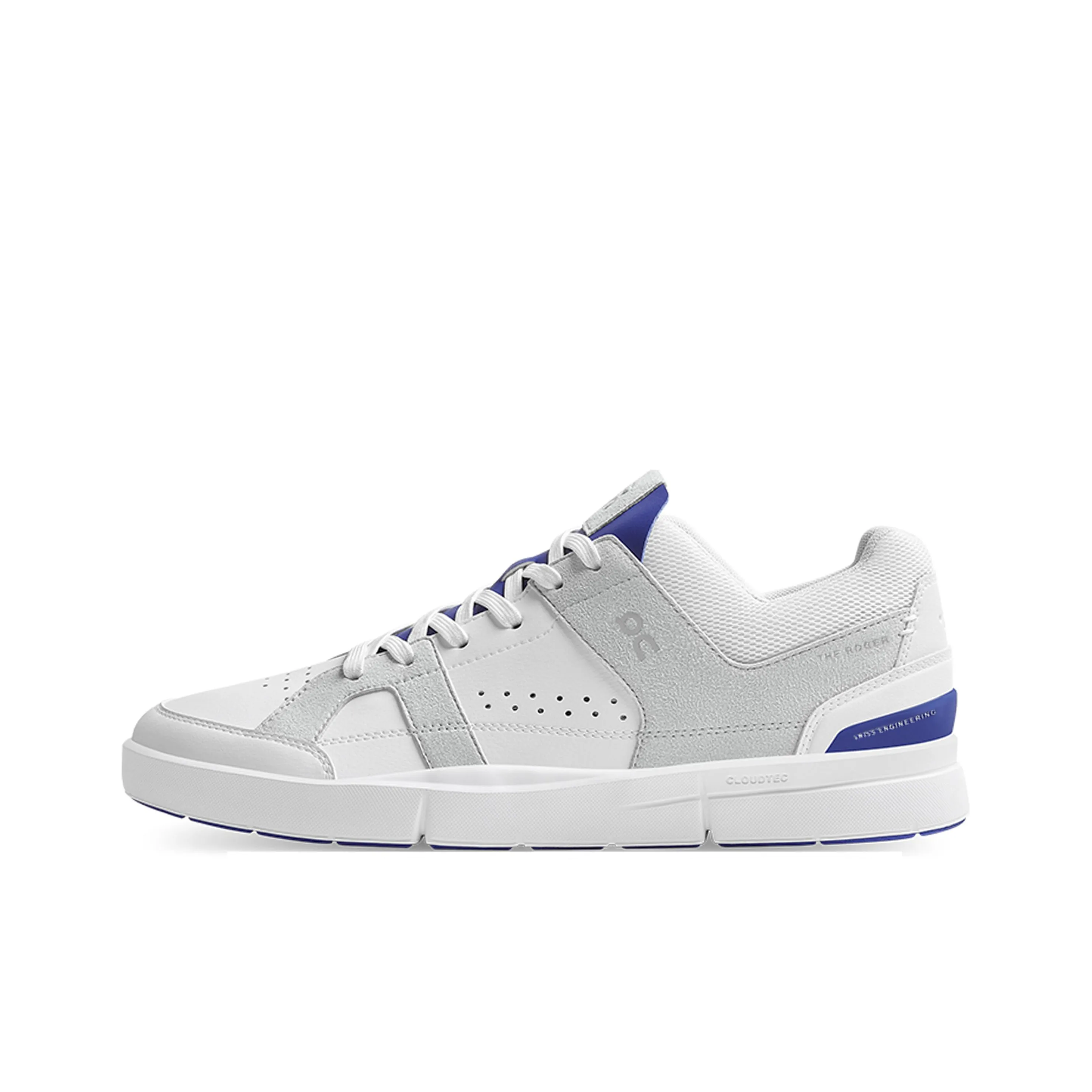 On The Roger Clubhouse White Grey Indigo