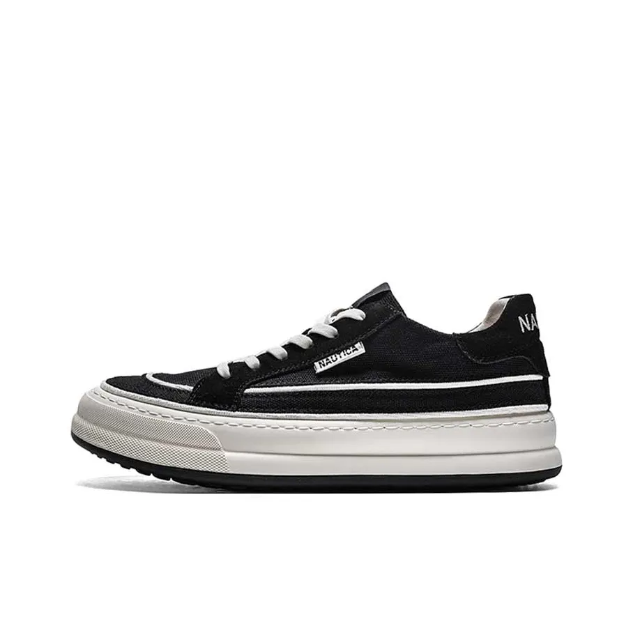NAUTICA Skateboard Shoes Women's Low-Top Black