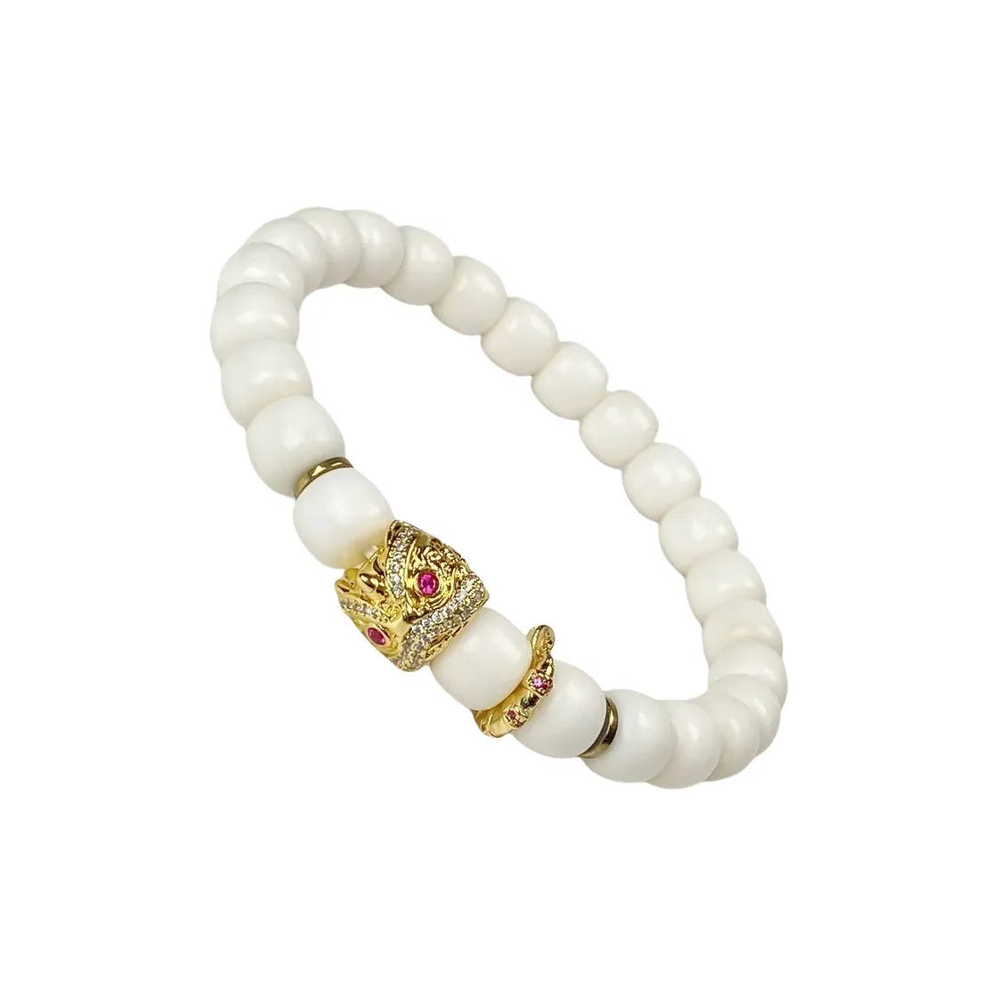 Xifeng Building White Jade Bodhi Bracelets Unisex