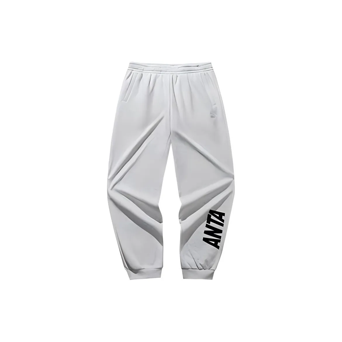 Anta Life Collection Knitted Sweatpants Men's Gray Heather Gray
