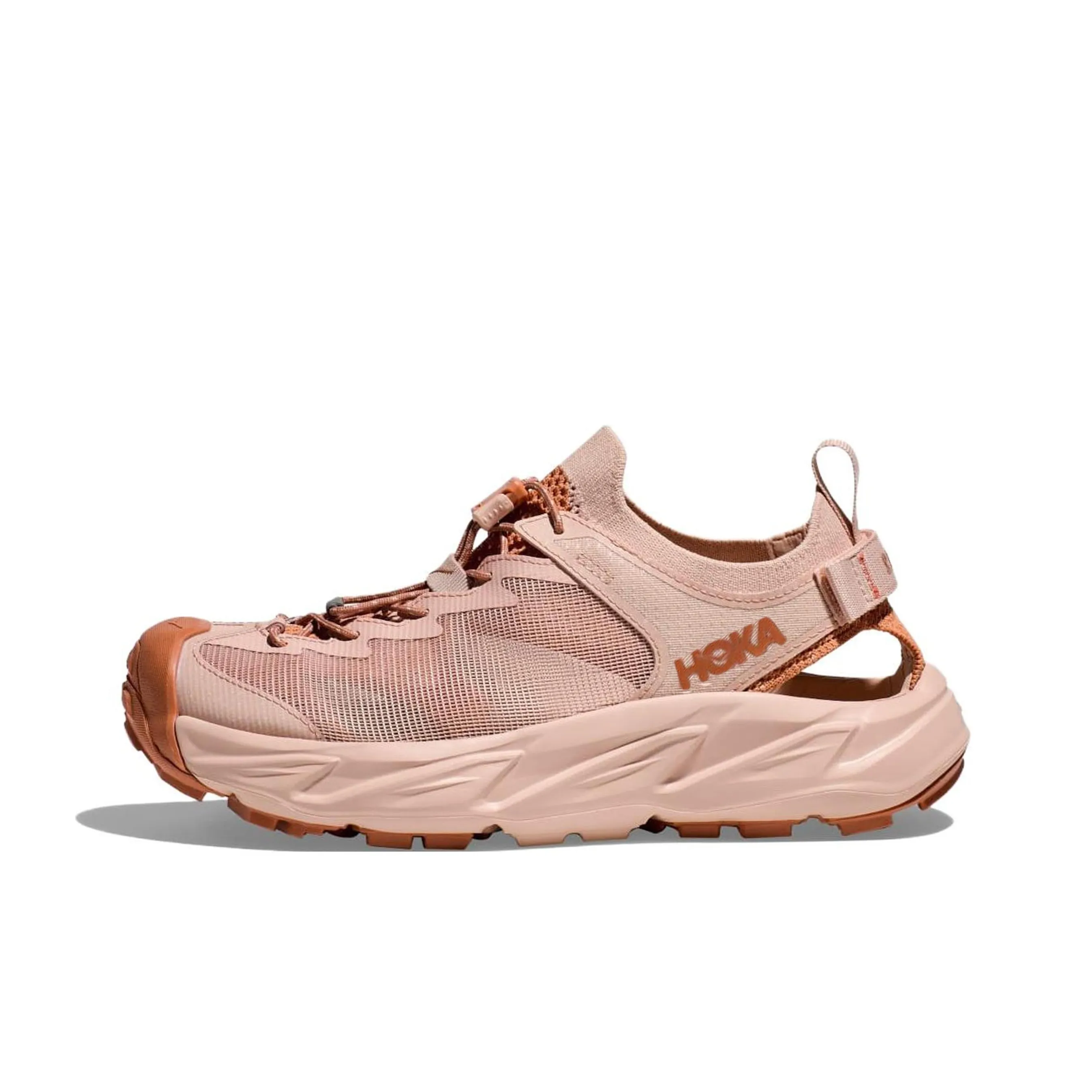 zapatillas de running HOKA ONE ONE hombre neutro minimalistas más de 100 Hopara 2 Sandal 'Cream Cedar' Women's