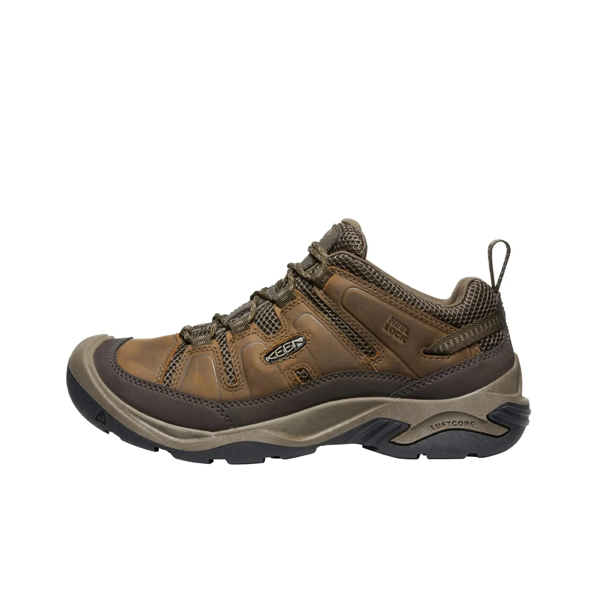 KEEN Circadia Vent Slip Resistant Grip Low Top Hiking Shoes Men's Brown