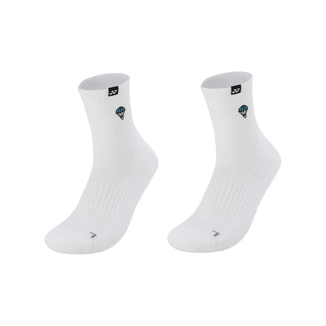 YONEX Носки Crew Мужские 2 упаковки белые