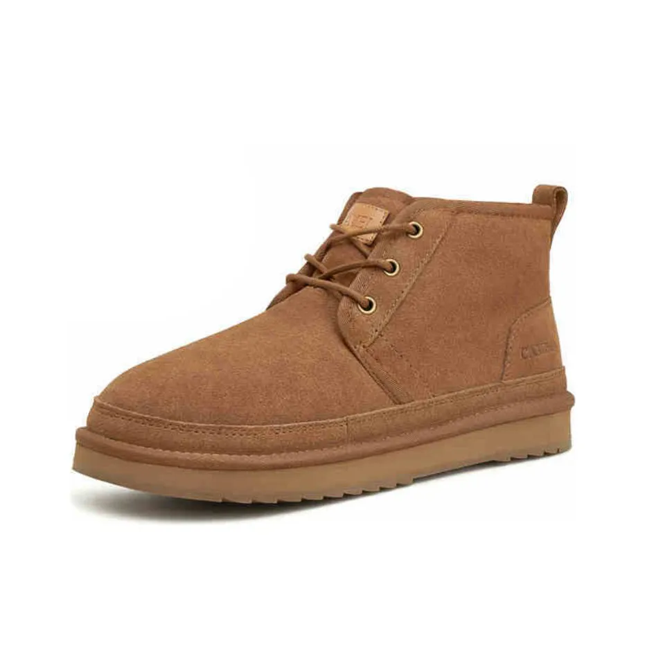 CAMEL Thermal Abrasion Resistant Cushioning Outdoor Boots 3cm Men's Brown