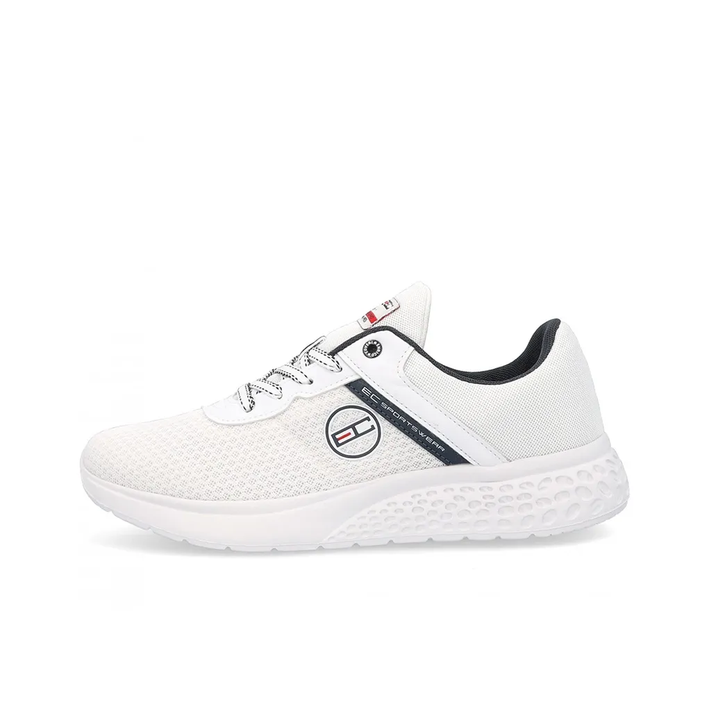 ENRICO COVERI Slip Resistant Low Top Running Shoes Men's White