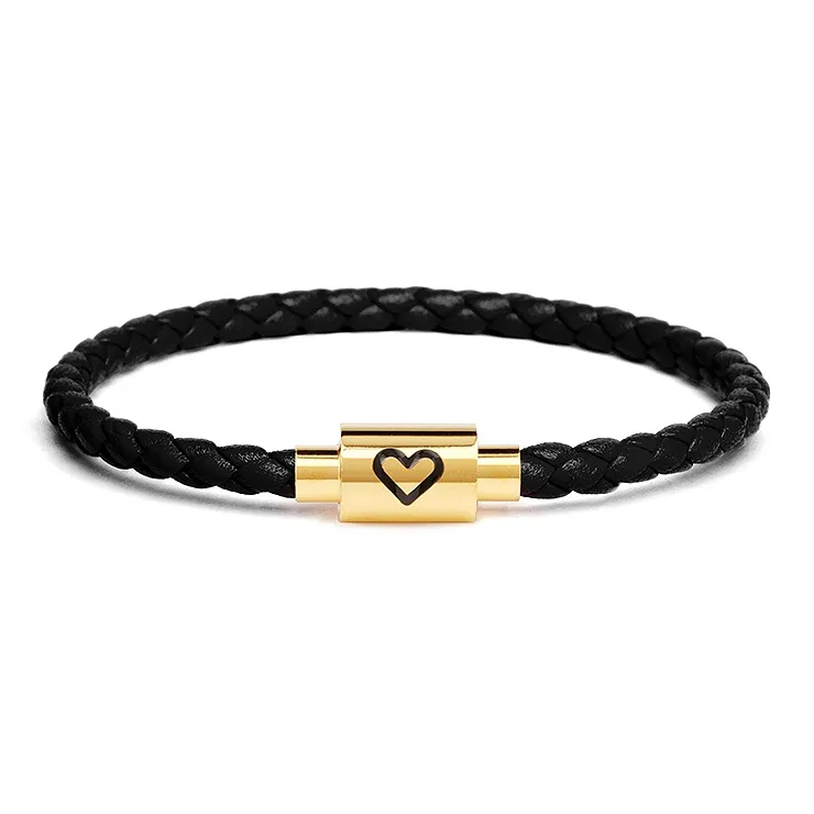 HUIYU Браслеты из коровьей кожи унисекс