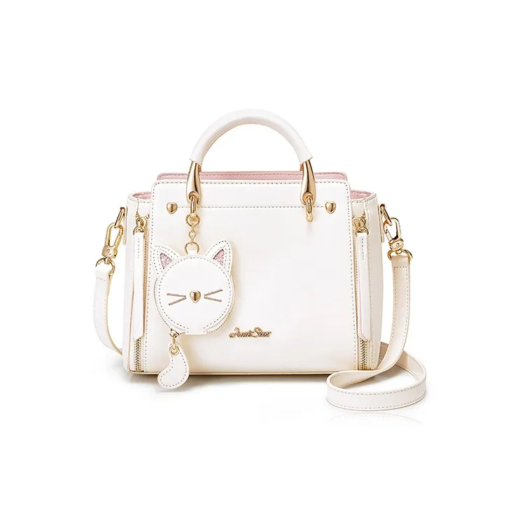 JUST STAR Synthetic Leather Shoulder Bag, Crossbody Bag, Handbag Regular Women's White/Black/Pink/Blue