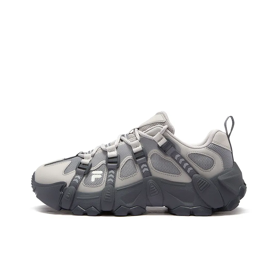 FILA FUSION EXOCET Mountains Shoes Wear-Resistant Low-Top Casual Shoes Men's Gray