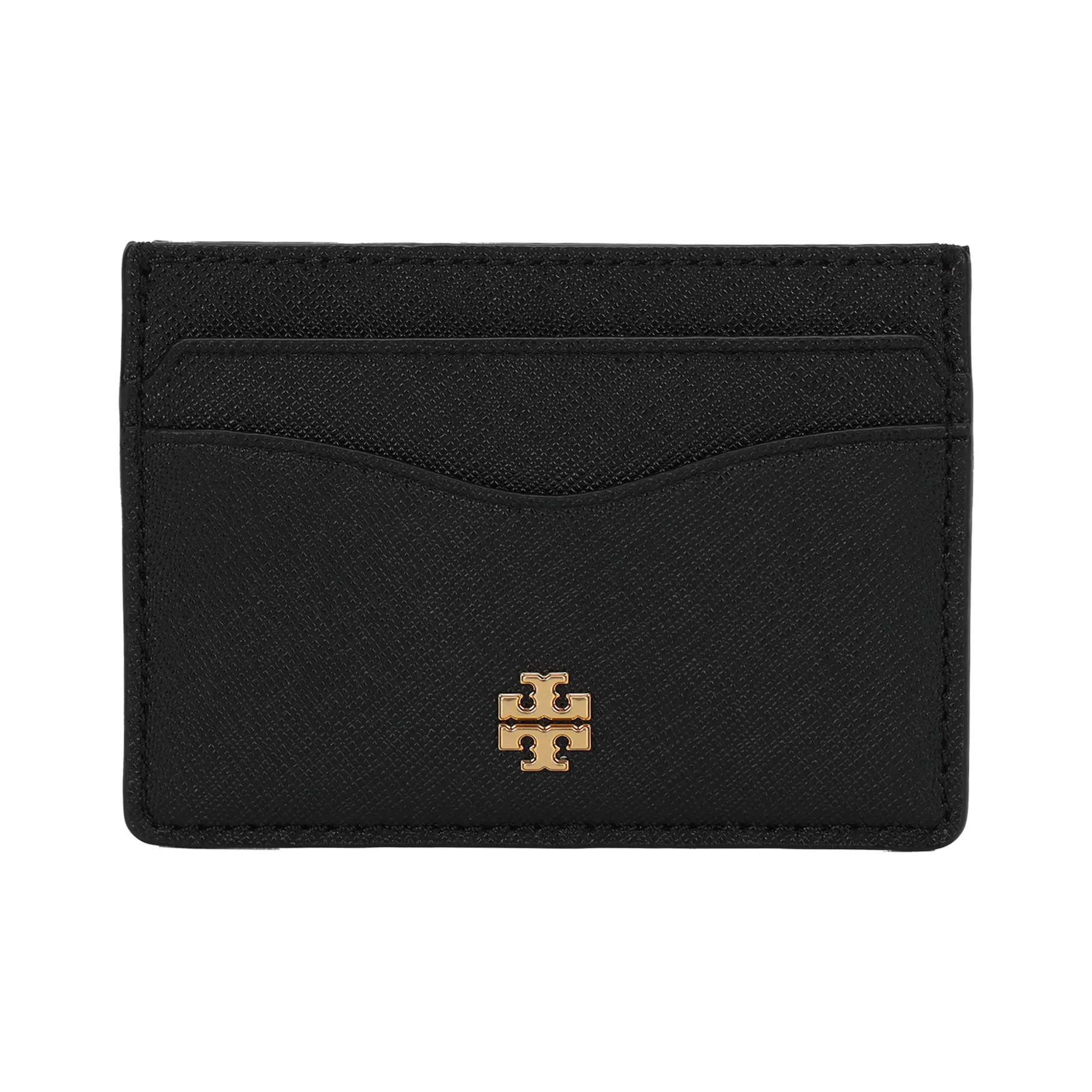 Tory Burch Emerson кожаный держатель для карт женский черный